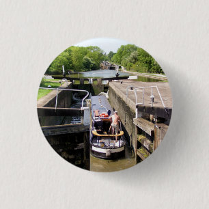 BADGE ROND 2,50 CM CANAL NARROWBOATS