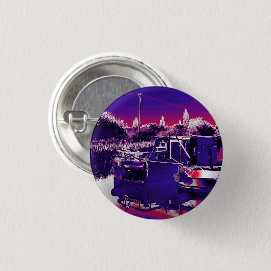 BADGE ROND 2,50 CM CANAL NARROWBOATS (Devant & derrière)