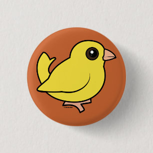 Badge Rond 2,50 Cm Canari