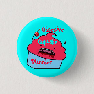 Badge Rond 2,50 Cm Cannibal Cupcake button