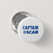 Badge Rond 2,50 Cm Capitaine Oscar (Devant & derrière)