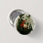 Badge Rond 2,50 Cm capuchon rouge (Devant & derrière)