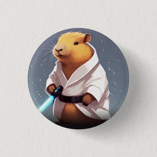 Badge Rond 2,50 Cm Capybara J (Devant)