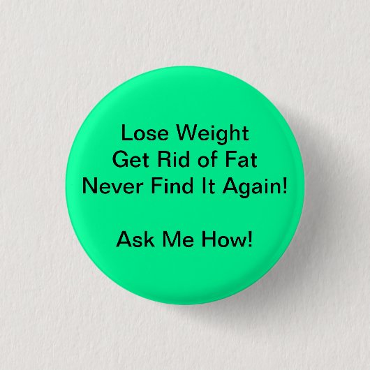 Badge Rond 2,50 Cm Car de santé - perte de poids (Devant)