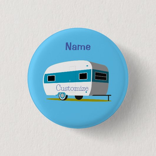 Badge Rond 2,50 Cm Caravan Camper RV Thunder_Cove (Devant)