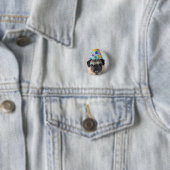 Badge Rond 2,50 Cm Carlin (En situation)