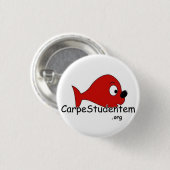 Badge Rond 2,50 Cm Carpe Studentem (Devant & derrière)