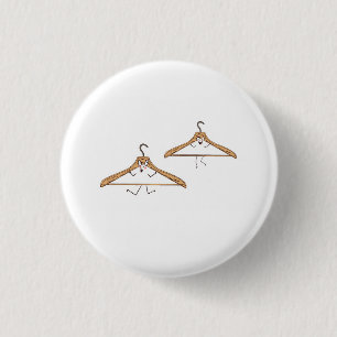 Badge Rond 2,50 Cm Carte personnalisée. cintres drôles