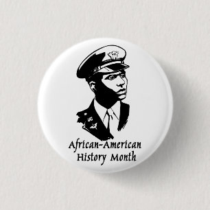 Badge Rond 2,50 Cm Carter G Woodson Mois de l'histoire des Noirs