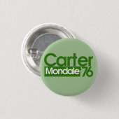Badge Rond 2,50 Cm Carter Mondale Retro Politics (Devant & derrière)