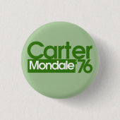 Badge Rond 2,50 Cm Carter Mondale Retro Politics (Devant)