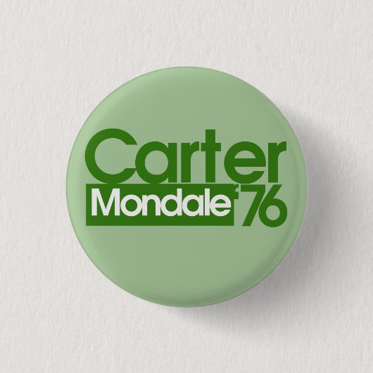 Badge Rond 2,50 Cm Carter Mondale Retro Politics (Devant)