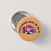 Badge Rond 2,50 Cm Carterhaugh m'a fait faire le bouton (Devant & derrière)