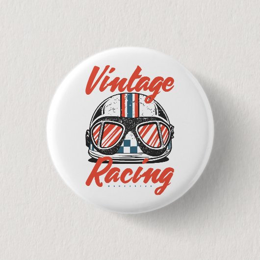 Badge Rond 2,50 Cm Casque de course (Devant)