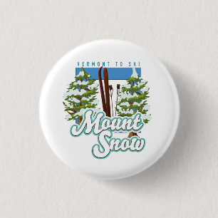 Badge Rond 2,50 Cm Casquette de camionneur avec logo de ski du Mont S