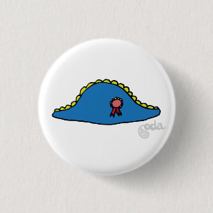 Badge Rond 2,50 Cm CASQUETTE ! Pin de 1 ¼"
