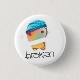 Badge Rond 2,50 Cm cassé