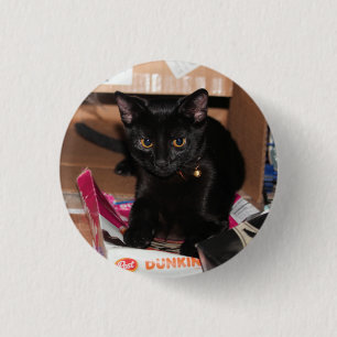 Badge Rond 2,50 Cm Cat