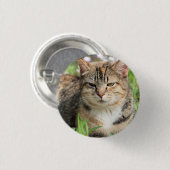 Badge Rond 2,50 Cm Cat (Devant & derrière)