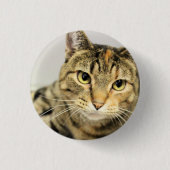 Badge Rond 2,50 Cm Cat (Devant)