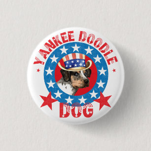 Badge Rond 2,50 Cm Catahoula patriotique