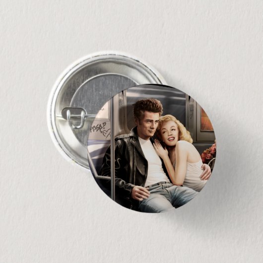 Badge Rond 2,50 Cm Cavaliers 2 de souterrain (Devant & derrière)