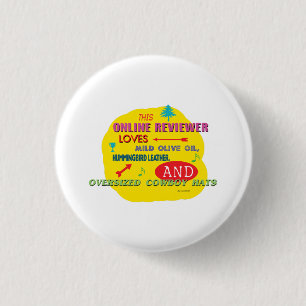 Badge Rond 2,50 Cm Ce critique en ligne adore l'huile d'olive légère