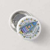 Badge Rond 2,50 Cm Ce n'est pas sorcier (Devant & derrière)