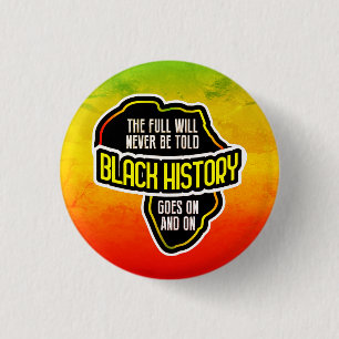 Badge Rond 2,50 Cm Célébration de l'histoire NOIRE