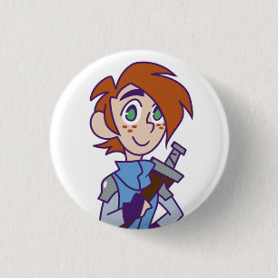 Badge Rond 2,50 Cm Cendre