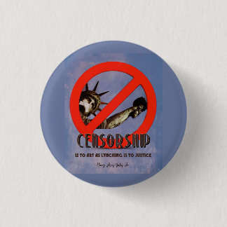 Badge Rond 2,50 Cm Censure