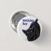 Badge Rond 2,50 Cm Centre de fête du Chat Noir (Devant & derrière)