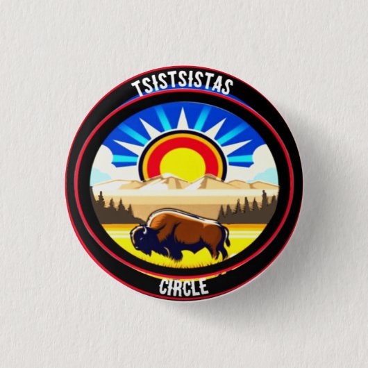 Badge Rond 2,50 Cm Cercle de tsistas (Devant)
