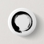 Badge Rond 2,50 Cm Cercle Zen Enso (Devant)