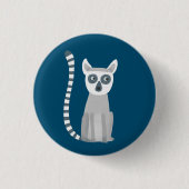 Badge Rond 2,50 Cm Cercler Lemur (Devant)