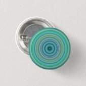 Badge Rond 2,50 Cm Cercles verts (Devant & derrière)