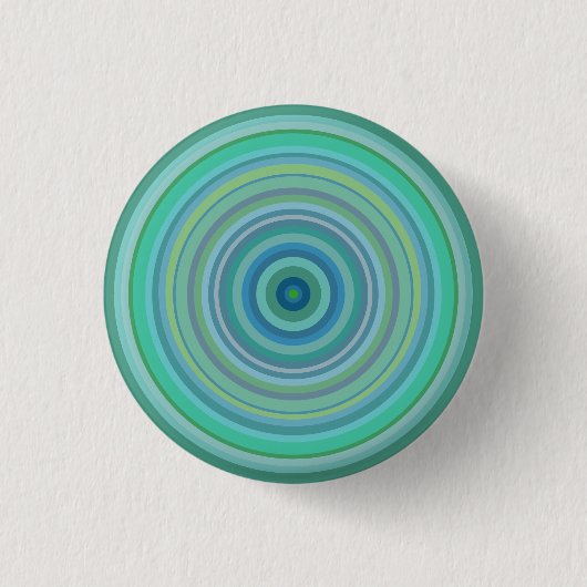 Badge Rond 2,50 Cm Cercles verts (Devant)