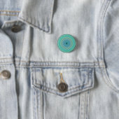 Badge Rond 2,50 Cm Cercles verts (En situation)