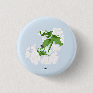 Badge Rond 2,50 Cm Cerisier en fleur