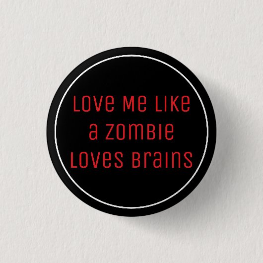 Badge Rond 2,50 Cm Cerveaux (Devant)