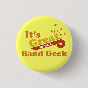 Badge Rond 2,50 Cm C'est génial d'être un Geek de groupe