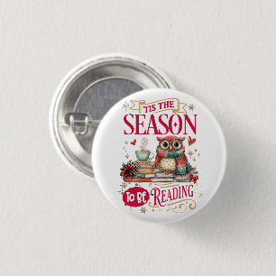 Badge Rond 2,50 Cm C'est la saison de lire