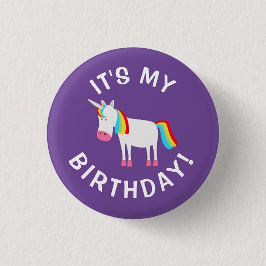 Badge Rond 2,50 Cm C'est mon anniversaire ! (Devant)