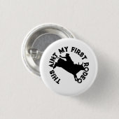 Badge Rond 2,50 Cm C'est mon premier rodéo (Devant & derrière)