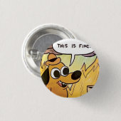 Badge Rond 2,50 Cm C'est Pin fin de Meme (Devant & derrière)