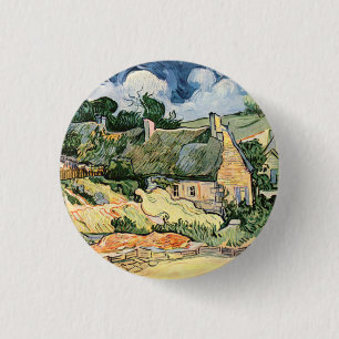 Badge Rond 2,50 Cm Chalets à Cordevill Vincent van Gogh