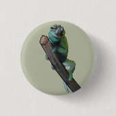 Badge Rond 2,50 Cm Chameleon de Cute Jackson (Devant)