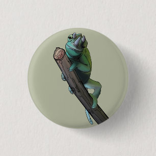 Badge Rond 2,50 Cm Chameleon de Cute Jackson