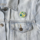 Badge Rond 2,50 Cm Champ de fleurs (En situation)