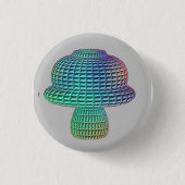 Badge Rond 2,50 Cm champignon (Devant)